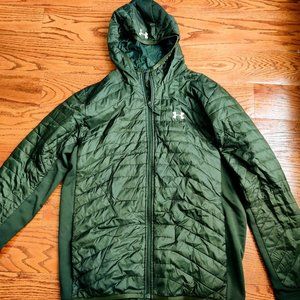 Under Armour Men Puffer Jackets LG Green